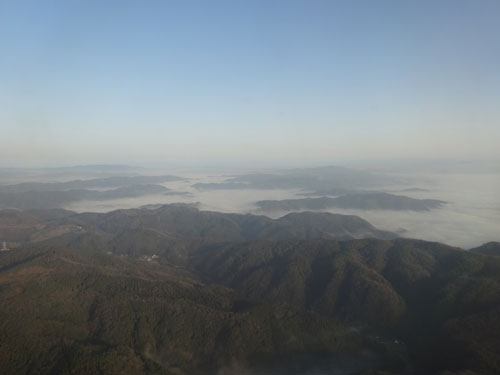 霧の岡山